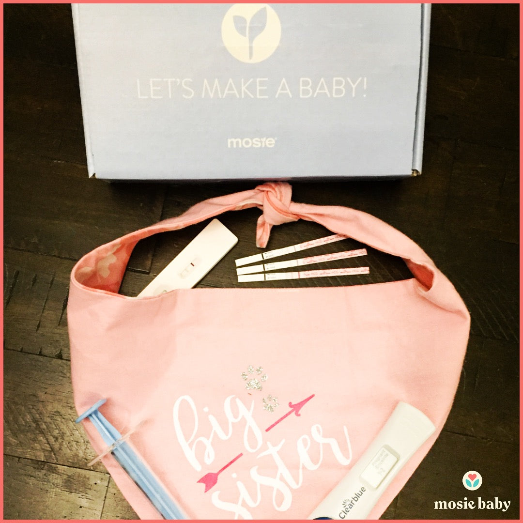 Five positive pregnancy tests and the mosie baby kit